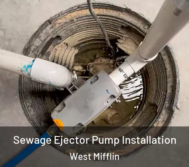  Sewage Ejector Pump Installation West Mifflin